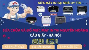 Đổ mực máy in tại nhà Nguyễn Hoàng Sửa máy in tại nhà Nguyễn Hoàng