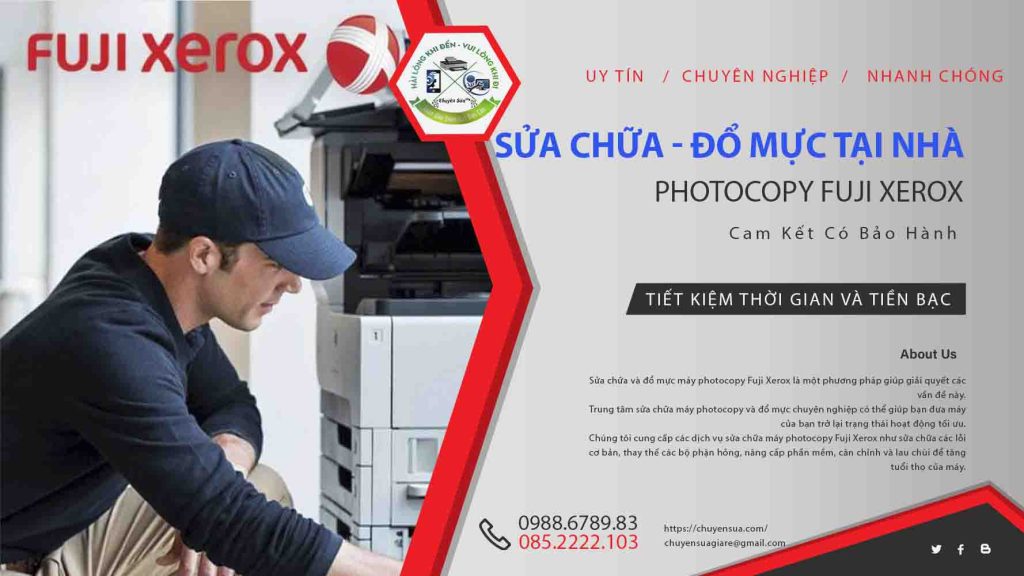 Đổ mực máy photocopy Fuji Xerox tại Hà Nội Sửa Máy Photocopy Fuji xerox tại Hà Nội